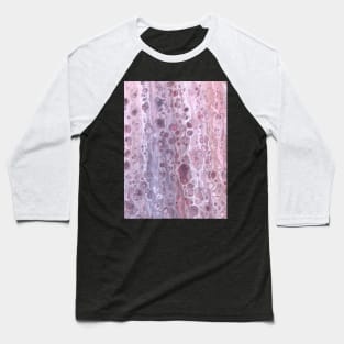 Acrylic pour Purple swipe Baseball T-Shirt